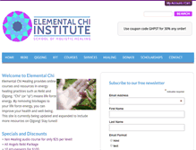 Tablet Screenshot of elementalreiki.com